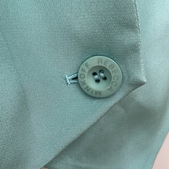 Rebecca Minkoff Becky Blazer in Neptune Green Women’s Size 4 MSRP $368 - Picture 4 of 11